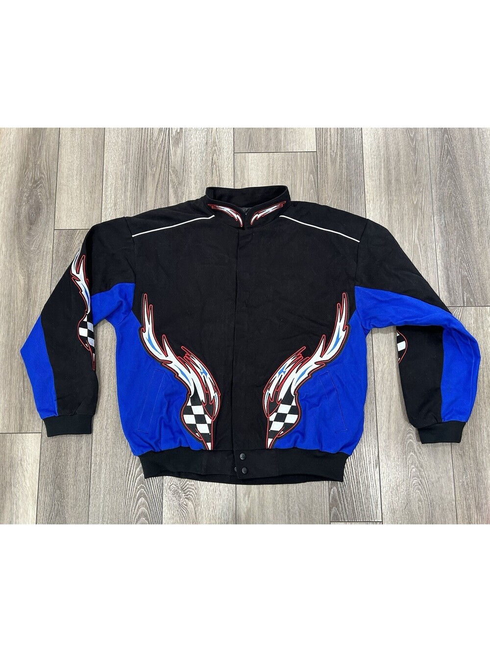 Vintage CHOKO Flame Racing Jacket Men’s Size Large